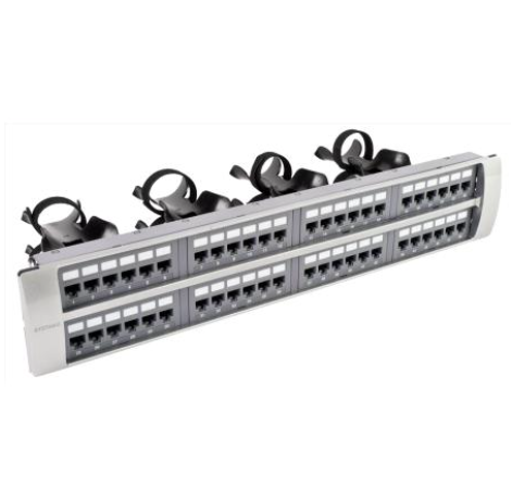 [760152595] SYSTIMAX 360™ GigaSPEED X10D® 1100GS6 Evolve Category 6A U/UTP Patch Panel, 48 port