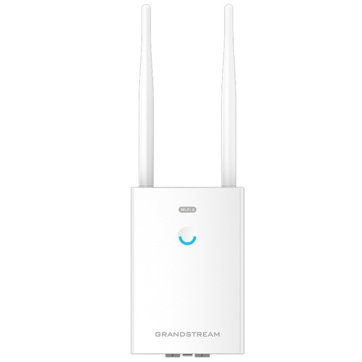 [GWN7660LR] The GWN7660LR is a long-range 802.11ax Wi-Fi 6 access point designed to provide next generation network coverage for indoor and outdoor environments. It offers IP66 weatherproof certified casing, dual-band 2x2:2 MU-MIMO technology and a sophisticated antenna design for extended coverage range of up to 250 meters.