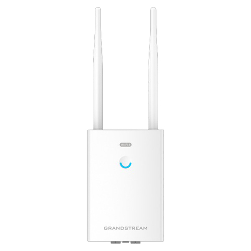 [GWN7605  LR] outdoor Wi-Fi access point  Dual-band 2×2:2 MUMIMO with beam-forming technology Supports 100+ concurrent Wi-Fi client devices Up to 250-meter coverage range