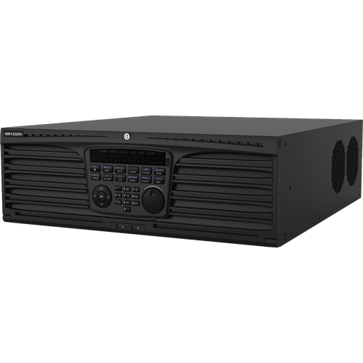 [DS-9664NI-I16] ● Up to 64 channel IP cameras can be connected
● Up to 320 Mbps (or 200 Mbps when RAID is enabled) high incoming bandwidth ensures IP cameras can be connected
● 2 HDMI (different source) and 2 VGA (different source) interfaces
● 16 HDD can be used for continuous video recording
● Supports some specialist cameras, including people counting camera/ANPR (automatic number plate recognition) camera/fisheye camera
● Advanced streaming technology enables smooth live view in poor network conditions
● Supports RAID 0, 1, 5, 6, 10 and N+1 hot spare for even more reliable data storage, effectively avoids data loss risks